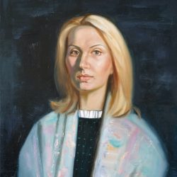Портрет женщины со светлыми волосами