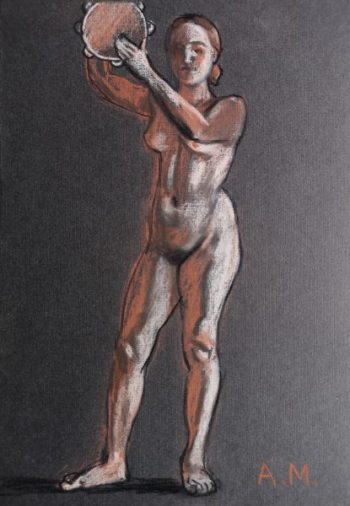 женская фигура, набросок, рисунок, рисунок человека